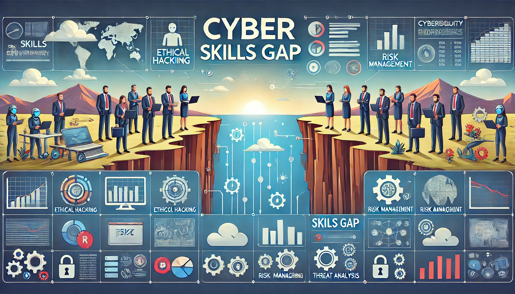 The Growing Cyber Skills Gap: Challenges and Solutions